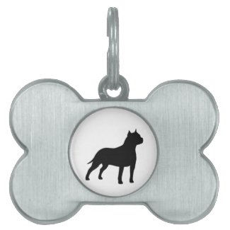 american staffordshire terrier pet name tag