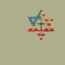 American Star of David With Cross