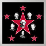 American Stars of History Print
