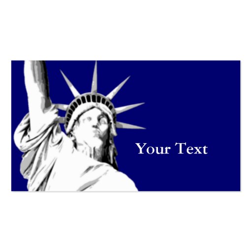 American Statue of Liberty Business Card