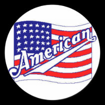American Sticker by burntright American Sticker
