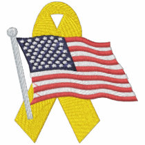 American  - Support Our Troops embroidered shirts