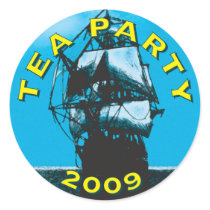 American TEA Party 2009 Round Sticker