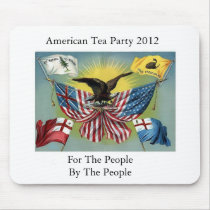 American Tea Party For The  People By the People mousepads