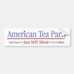 American Tea Party - Just Not Silent Bumper Stickers