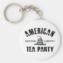 American Tea Party Keychain