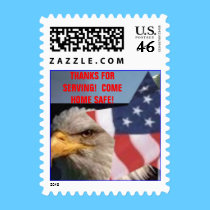 American Thanks for Serving Postage stamps