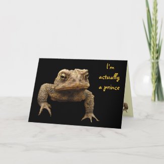 American Toad Valentine Greeting Cards