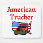 American Trucker Mouse Pad