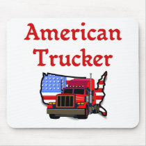 American Trucker Mouse Pad mousepads
