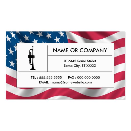 american trumpet business card templates