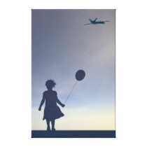 American Twilight Stretched Canvas Print canvas prints