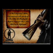 American Uprising 2nd Amendment Poster posters