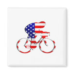 American USA Cycling Cyclists Bicycle Gear magnets