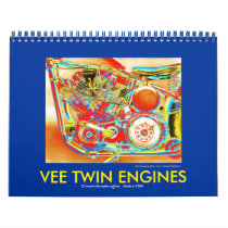 AMERICAN VEE TWIN MOTORCYCLE ENGINES 2012 WALL CALENDARS