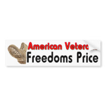 American Veterans 4 Bumper Sticker