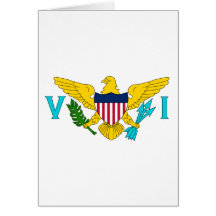 American Virgin Islands VI Greeting Cards