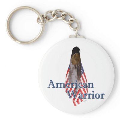 American Warrior Key Chains by awohali