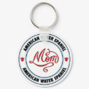 AMERICAN WATER SPANIEL mom keychain