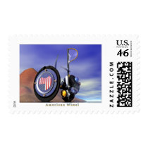 American Wheel postage