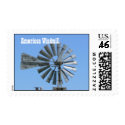 American Windmill postage