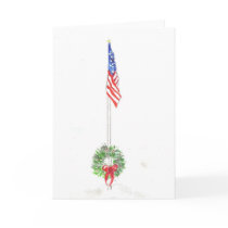 American Winter Greeting Card