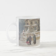 American Winter Scene mug