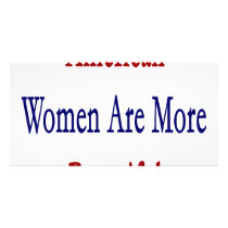 American Women Are More Beautiful photo cards