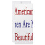 American Women Are More Beautiful Rack Card Design