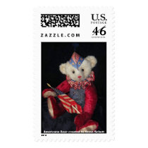 Americana Bear Created by Steve Schutt postage