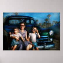 Americana - Car - The classic American vacation Print