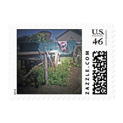 Americana Farm Wagon TTV Stamps by freespiritdesigns