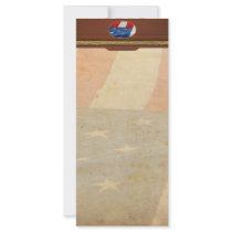 Americana - Flag - Stars and Stripes Rack Card