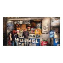 Americana - Hot dogs & Funnel cakes photo cards