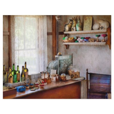 Americana - In a charming little country store Personalized Flyer by suburbanscenes