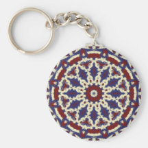 Americana Kaleidoscope Keychains