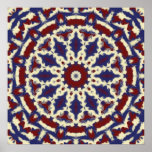 Americana Kaleidoscope Print