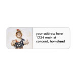 Americana Return Address Label