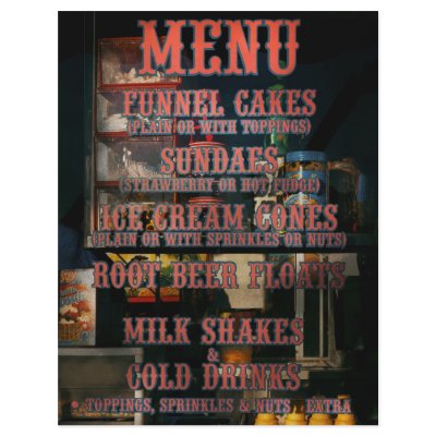 Americana - Menu Custom Flyer by suburbanscenes