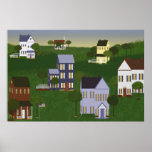 Americana Primitive Landscape posters