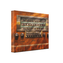 Americana - Radio - Remember what radio was like canvas prints