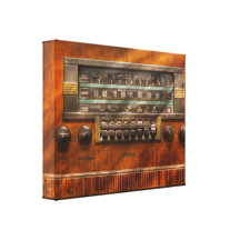 Americana - Radio - Remember what radio was like Gallery Wrapped Canvas