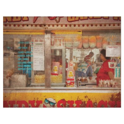 Americana - The Candy Shack Customized Letterhead by suburbanscenes