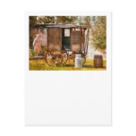 Americana - The Milk and Egg wagon Post Card