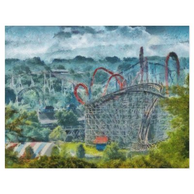 Americana - The thrill ride Customized Letterhead by suburbanscenes