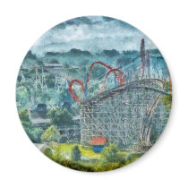 Americana - The thrill ride Magnet
