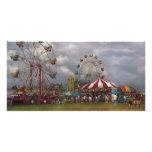 Americana - Traveling Carninval Customized Photo Card