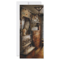 Americana - Turn of the century soda fountain Customized Rack Card