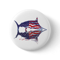 AmericanFlag Marlin by FishTs.com buttons