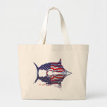 AmericanFlag Marlin by FishTs.com Canvas Bags